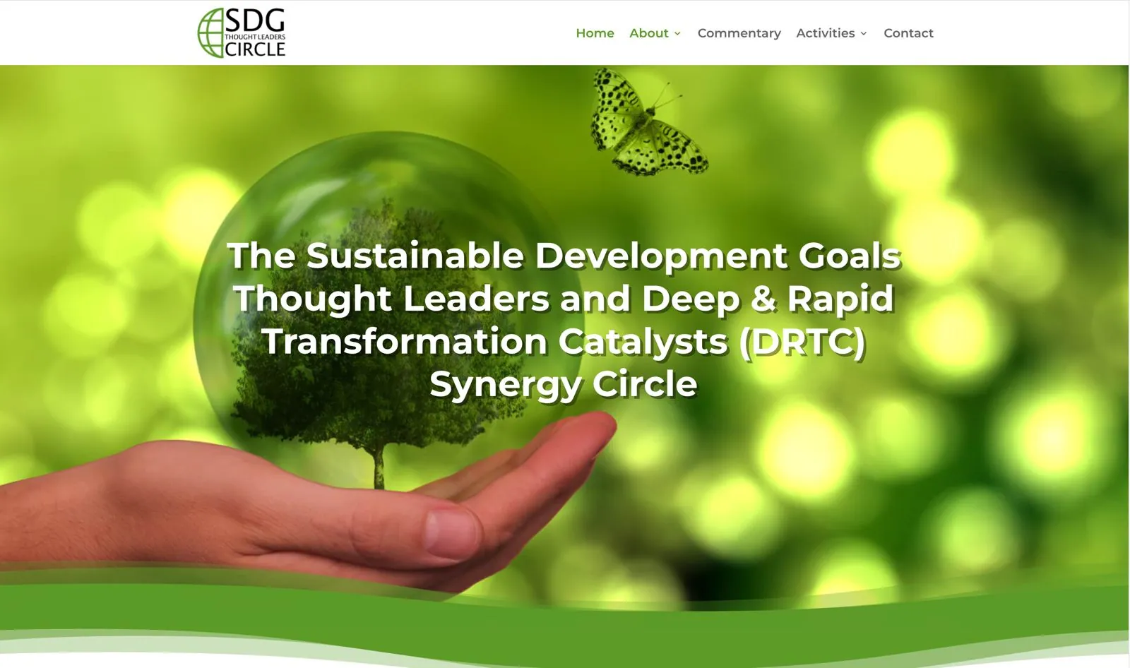 SDG Thought Leaders Circle website